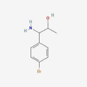 1-Amino-1-(4-bromophenyl)propan-2-ol