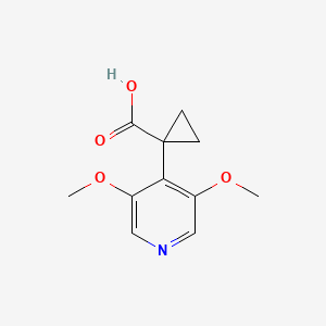 1-(3,5-Dimethoxypyridin-4-YL)cyclopropane-1-carboxylic acid