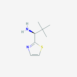 2,2-Dimethyl-1-(1,3-thiazol-2-yl)propan-1-amine