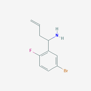 1-(5-Bromo-2-fluorophenyl)but-3-EN-1-amine