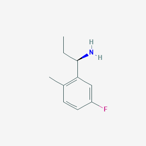 (R)-1-(5-Fluoro-2-methylphenyl)propan-1-amine