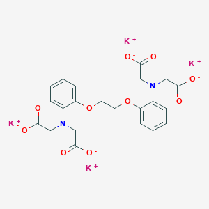 molecular formula C22H20K4N2O10 B130445 2,2',2'',2'''-(((乙烷-1,2-二基双(氧))双(2,1-苯亚甲基))双(氮杂三亚甲基))四乙酸钾 CAS No. 73630-08-7