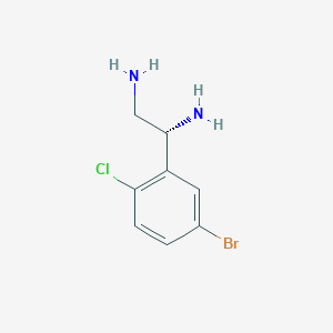 (1R)-1-(5-Bromo-2-chlorophenyl)ethane-1,2-diamine