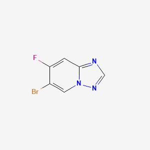 6-Bromo-7-fluoro-[1,2,4]triazolo[1,5-a]pyridine