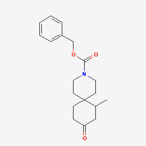 Benzyl 7-methyl-9-oxo-3-azaspiro[5.5]undecane-3-carboxylate