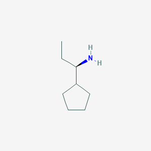 (1R)-1-cyclopentylpropan-1-amine