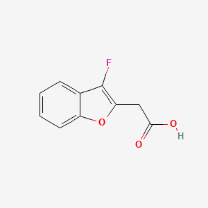 2-(3-Fluorobenzofuran-2-YL)acetic acid