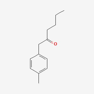 molecular formula C13H18O B13044564 1-(4-Methylphenyl)hexan-2-one 