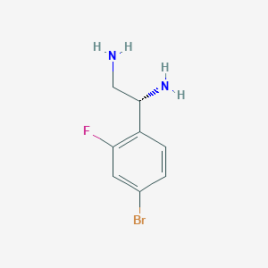 (1R)-1-(4-Bromo-2-fluorophenyl)ethane-1,2-diamine