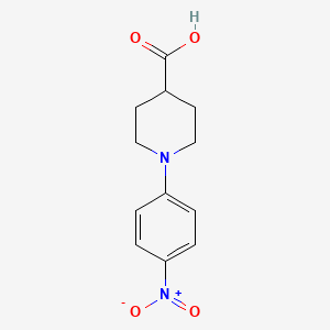 molecular formula C12H14N2O4 B1304459 1-(4-Nitrophenyl)piperidine-4-carboxylic acid CAS No. 223786-53-6
