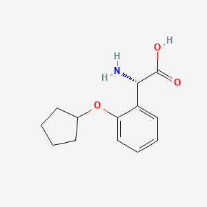 (S)-2-Amino-2-(2-(cyclopentyloxy)phenyl)acetic acid