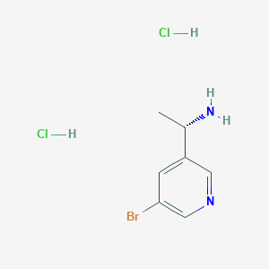 (S)-1-(5-Bromopyridin-3-YL)ethan-1-amine 2hcl