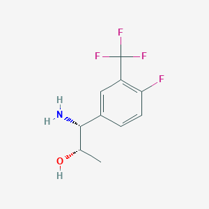 (1R,2S)-1-Amino-1-[4-fluoro-3-(trifluoromethyl)phenyl]propan-2-OL