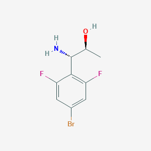 (1S,2S)-1-Amino-1-(4-bromo-2,6-difluorophenyl)propan-2-OL