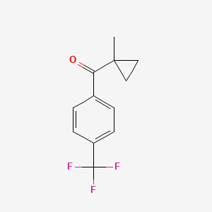 (1-Methylcyclopropyl)(4-(trifluoromethyl)phenyl)methanone