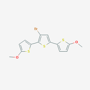 3-bromo-2,5-bis(5-methoxythiophen-2-yl)thiophene