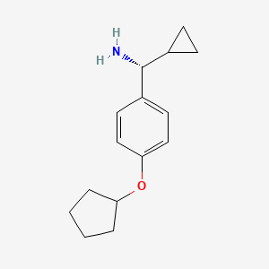 (R)-(4-(Cyclopentyloxy)phenyl)(cyclopropyl)methanamine