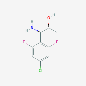 (1S,2R)-1-Amino-1-(4-chloro-2,6-difluorophenyl)propan-2-OL