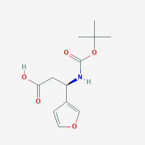 (R)-3-((Tert-butoxycarbonyl)amino)-3-(furan-3-YL)propanoic acid