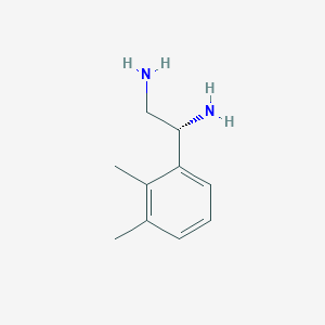 molecular formula C10H16N2 B13044835 (1R)-1-(2,3-Dimethylphenyl)ethane-1,2-diamine 