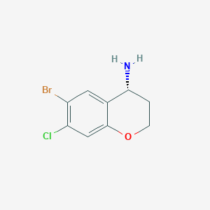 (R)-6-Bromo-7-chlorochroman-4-amine