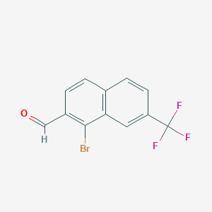 1-Bromo-7-(trifluoromethyl)-2-naphthaldehyde