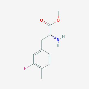 Methyl(R)-2-amino-3-(3-fluoro-4-methylphenyl)propanoatehcl