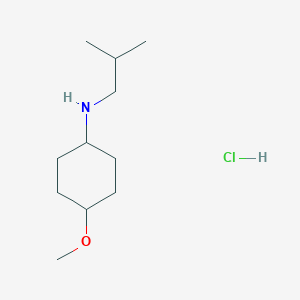 N-Isobutyl-4-methoxycyclohexan-1-amine hcl