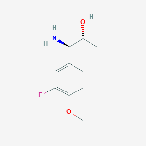 (1R,2R)-1-Amino-1-(3-fluoro-4-methoxyphenyl)propan-2-OL