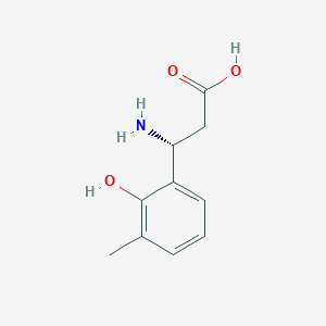 (3R)-3-Amino-3-(2-hydroxy-3-methylphenyl)propanoic acid