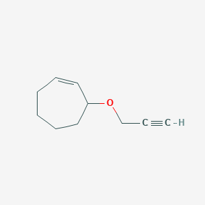 molecular formula C10H14O B130450 3-Prop-2-ynoxycycloheptene CAS No. 150546-31-9