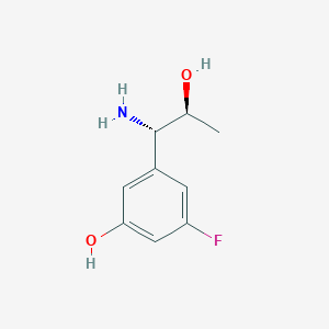 3-((1S,2S)-1-Amino-2-hydroxypropyl)-5-fluorophenol