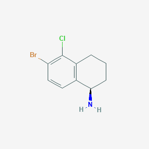 (R)-6-Bromo-5-chloro-1,2,3,4-tetrahydronaphthalen-1-amine