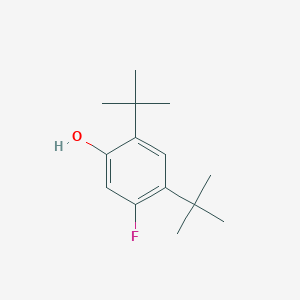 molecular formula C14H21FO B13045038 2,4-DI-Tert-butyl-5-fluorophenol 