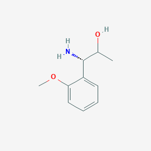 (1S)-1-Amino-1-(2-methoxyphenyl)propan-2-OL