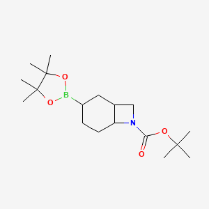 Tert-butyl 3-(4,4,5,5-tetramethyl-1,3,2-dioxaborolan-2-YL)-7-azabicyclo[4.2.0]octane-7-carboxylate