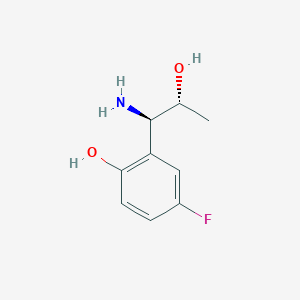 2-((1R,2R)-1-Amino-2-hydroxypropyl)-4-fluorophenol