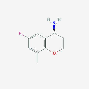 (S)-6-Fluoro-8-methylchroman-4-amine