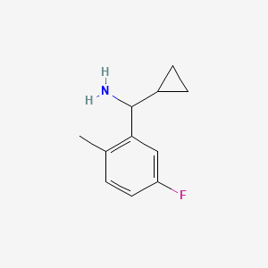 Cyclopropyl(5-fluoro-2-methylphenyl)methanamine