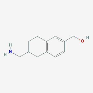 (6-(Aminomethyl)-5,6,7,8-tetrahydronaphthalen-2-YL)methanol