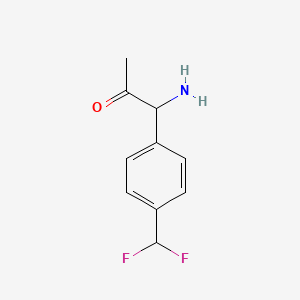 1-Amino-1-[4-(difluoromethyl)phenyl]acetone