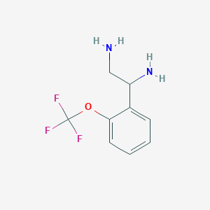 1-[2-(Trifluoromethoxy)phenyl]ethane-1,2-diamine