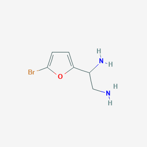 1-(5-Bromofuran-2-yl)ethane-1,2-diamine