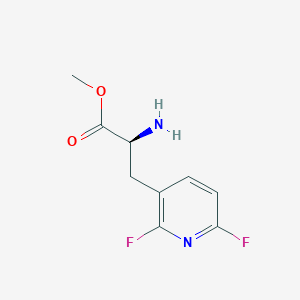 Methyl(S)-2-amino-3-(2,6-difluoropyridin-3-YL)propanoate2hcl