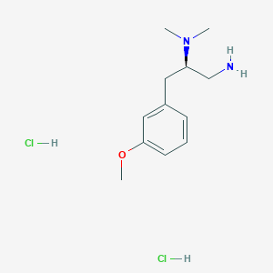 (R)-3-(3-Methoxyphenyl)-N2,N2-dimethylpropane-1,2-diamine 2hcl