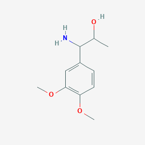 1-Amino-1-(3,4-dimethoxyphenyl)propan-2-OL