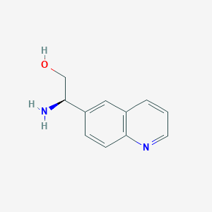 (2r)-2-Amino-2-(6-quinolyl)ethan-1-ol