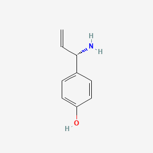 4-((1S)-1-Aminoprop-2-enyl)phenol