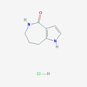 5,6,7,8-Tetrahydropyrrolo[3,2-C]azepin-4(1H)-one hcl