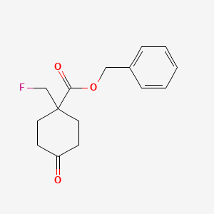 Benzyl 1-(fluoromethyl)-4-oxocyclohexanecarboxylate